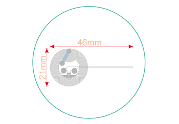 Ntag213 46×21mm 高频干式标签